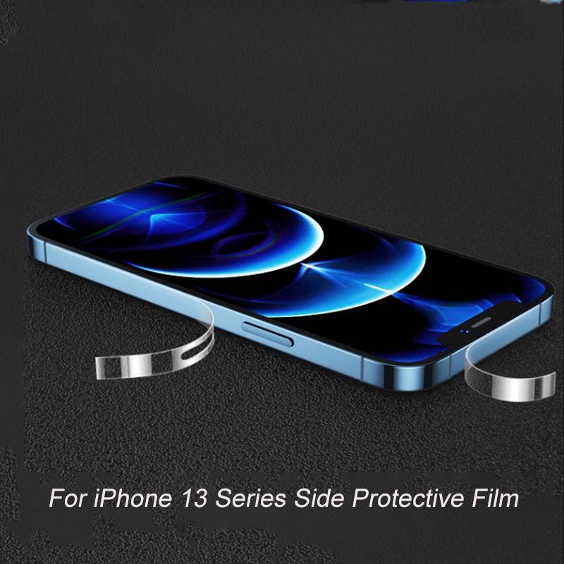 iPhone 13 Pro Max Mini Phone Side Film Hydrogel Protective Phone Film Frame For iPhone 13Pro Max Pro Anti-Scratch Border Film Soft Sticker