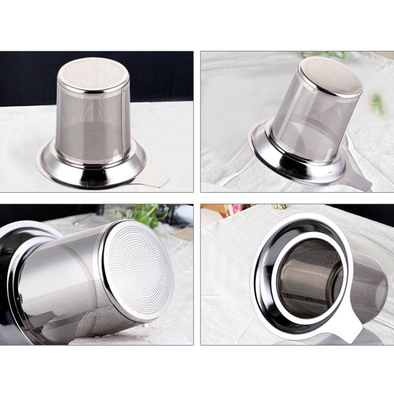 Filter Saringan Teh Kopi Reusable Tea Infuser Strainer Stainless Steel