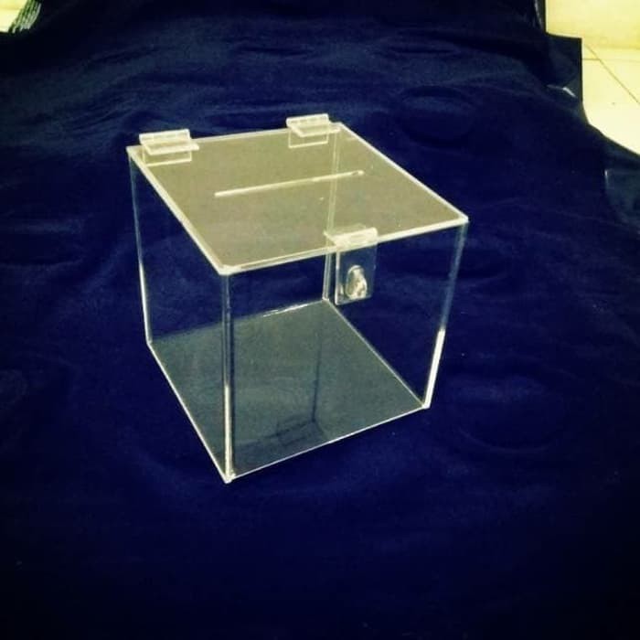 

Akrilik crylic kotak amal meja. Organizer acrylic