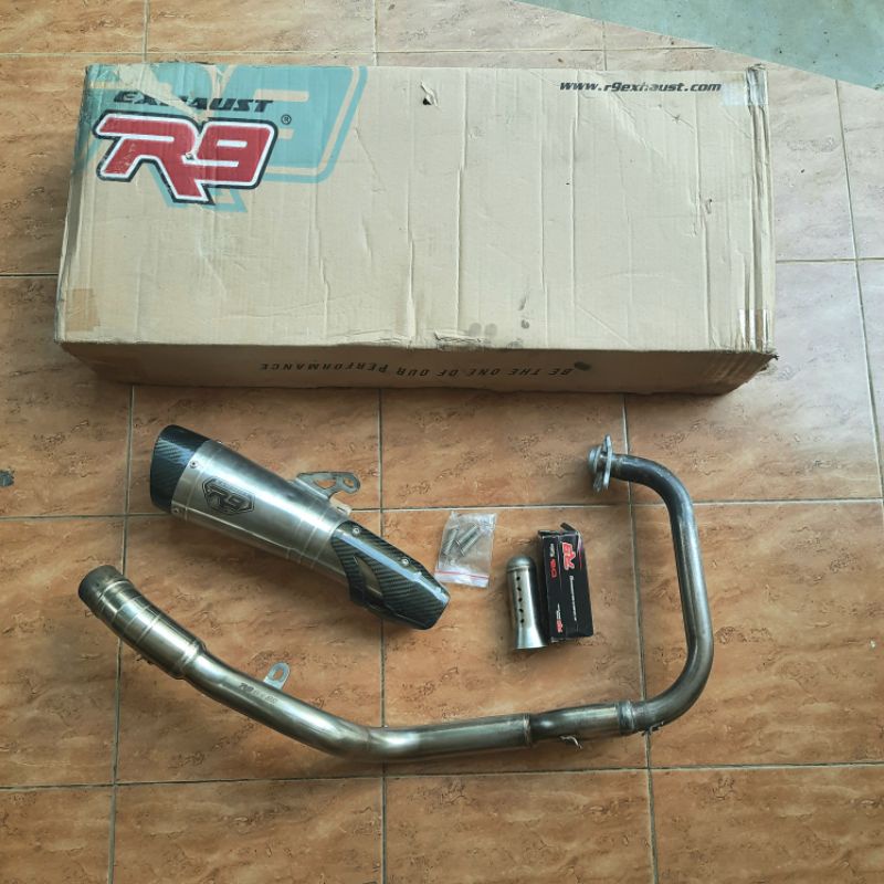 KNALPOT R9 H2 KAWASAKI NINJA 250 FI / Z250 OLD (2013 - 2017) NOT R9 GP ZETA PROLINER CARBON PROSPEED