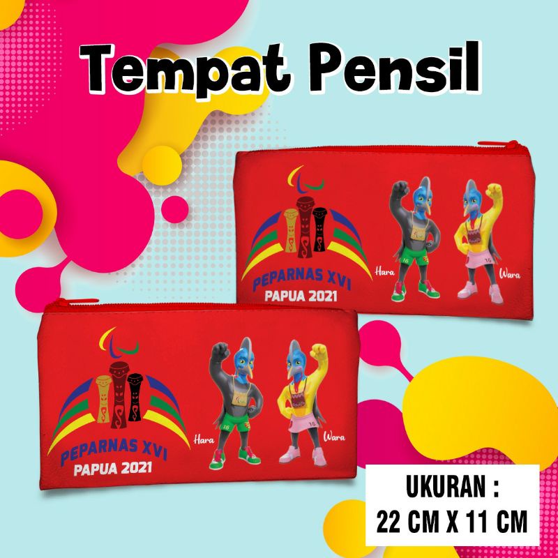 Souvernir Tempat Pensil DBL, PON XX PAPUA &amp; PEPARNAS