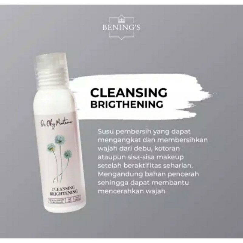 Cleansing Brightening Benings Clinic dr. Oky Pratama