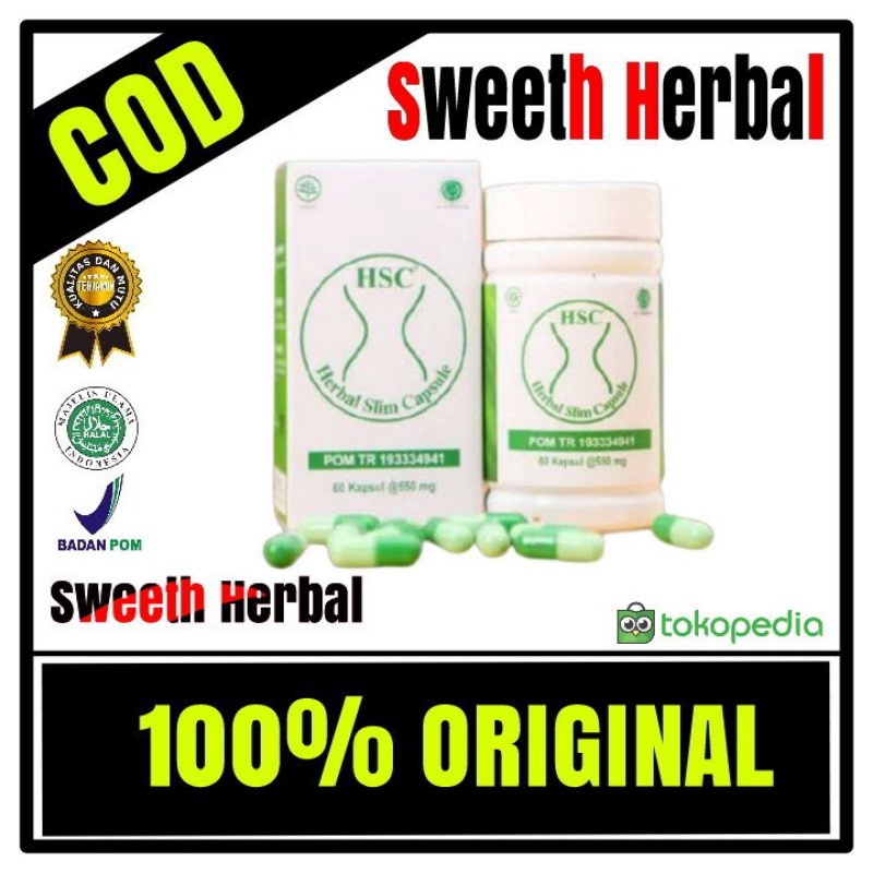 HSC HERBAL SLIM CAPSULE obat pelangsing original asli