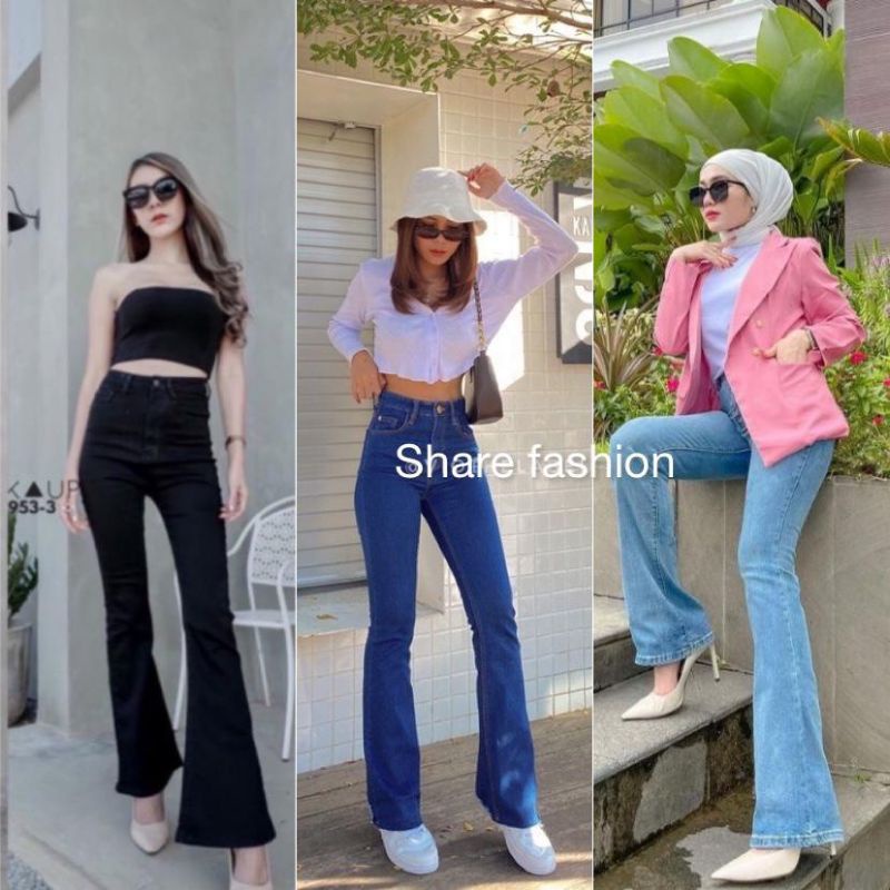 Celana jeans cutbray highwaist | Celana jeans cutbray wanita | Celana jeans Korean | CELANA CUTBRAY WANITA PANJANG KEKINIAN | JSK jeans