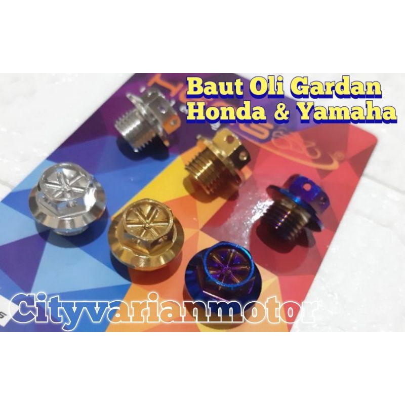 Promo Baut Probolt Baut Tutup Oli Gardan Yamaha Nmax Mio Nouvo Xmax Aerox Fino Probolt Stainless Thailand Honda Yamaha matic Scoopy Beat Vario new Vario 125 Vario 150