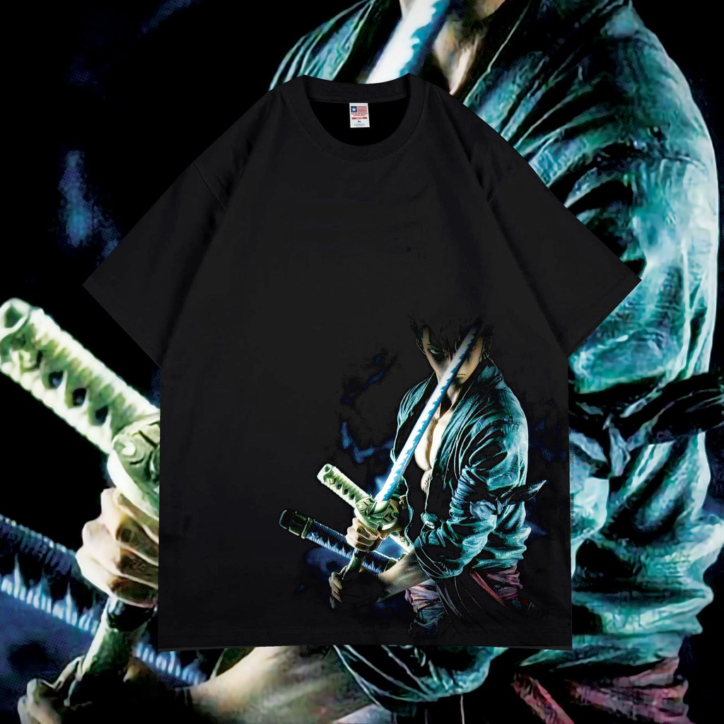 ONE PIECE ZORRO VINTAGE BOOTLEG - PREMIUM KAOS