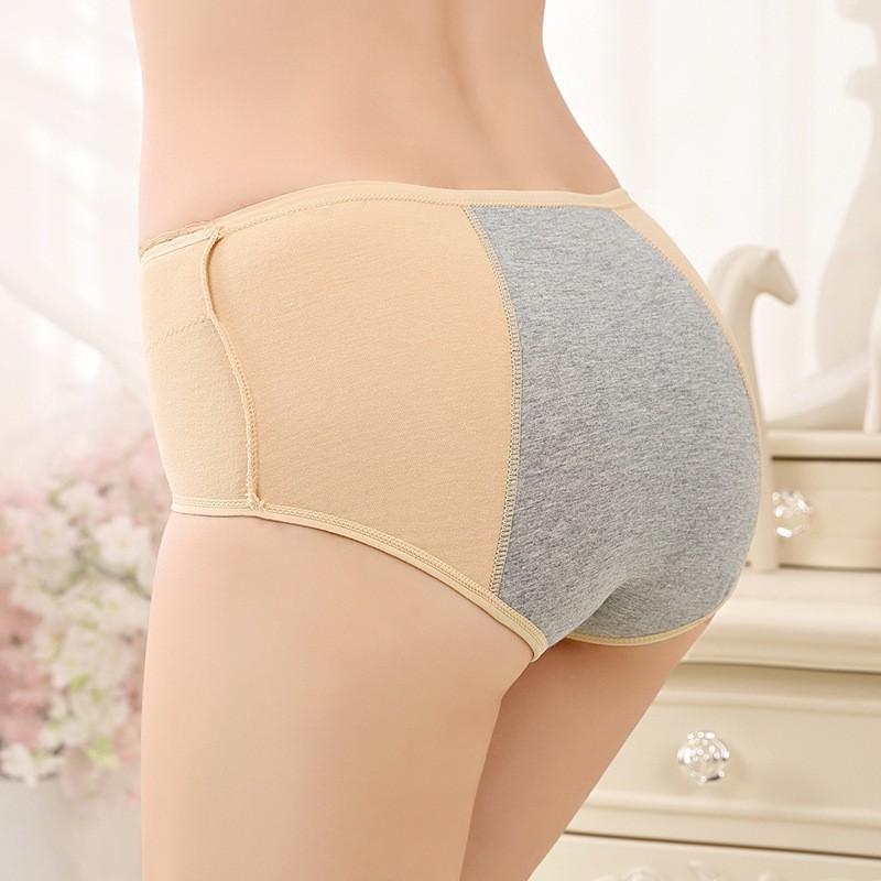 Periode menstruasi Wanita Celana Dalam CD Tahan Air Anti Bocor Katun Kenyamanan CD Pakaian Dalam