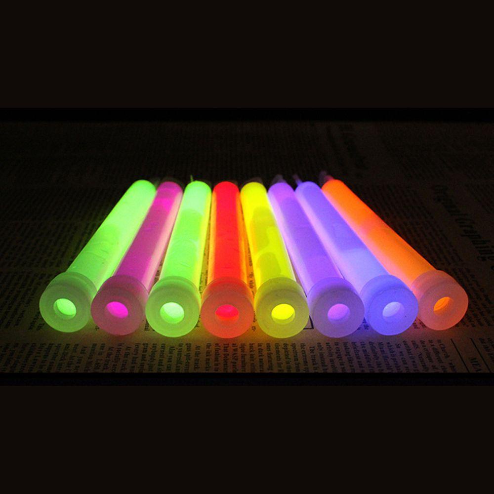 Agustinina Glow Sticks Mainan Anak Industrial Grade Colorful Party Toy Bright Glow Sticks Glow In The Dark Super Terang Camping Outdoor Alat Memancing Pencahayaan