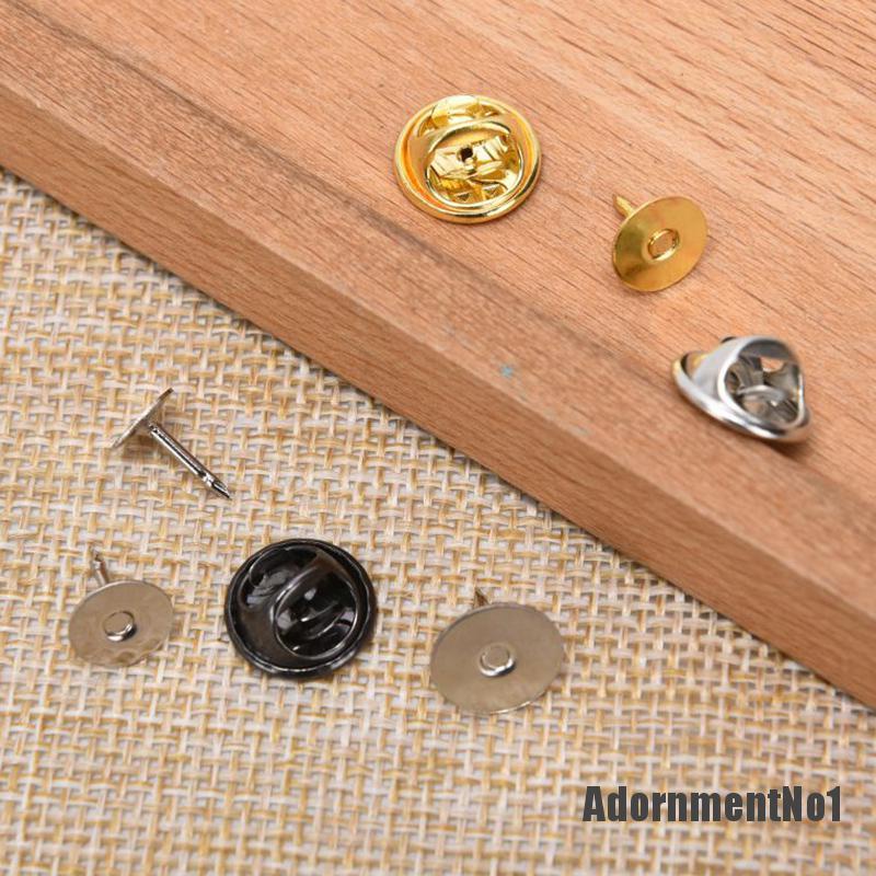 (Adornmentno1) 30pcs / Set Pin Bros Kupu-Kupu Bahan Tembaga Untuk Aksesoris Pakaian Diy