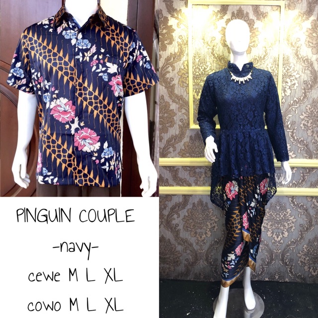 KEBAYA PINGUIN COUPLE / KEBAYA COUPLE / BATIK COUPLE / KEBAYA TUNANGAN