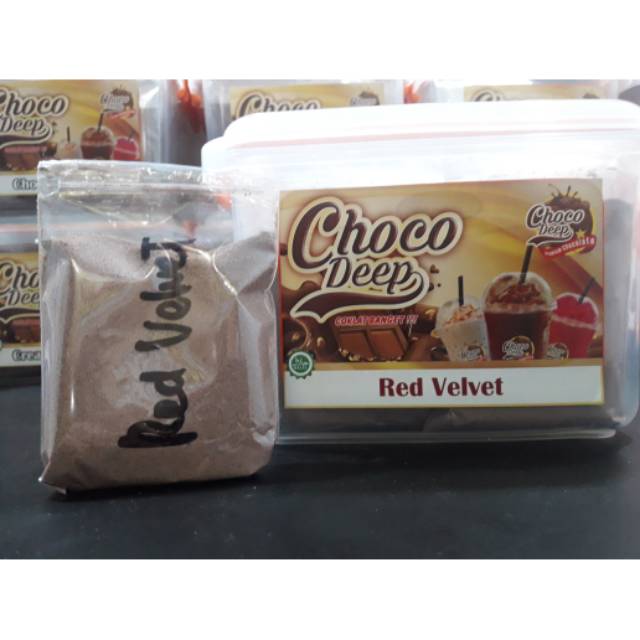 

Serbuk Coklat Cokelat Red Velvet 30gram 10 gratis 1