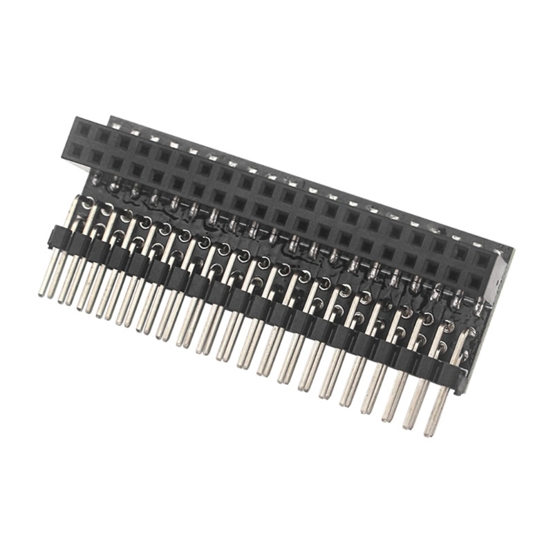 Btsg Untuk Raspberry Pi 40-Pin GPIO 1sampai2 Papan Ekspanding 2x20-Pin Strip Baris Ganda Konektor GPIO Lurus Pin Header