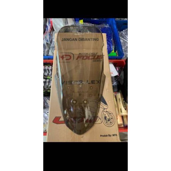 VISOR LEXI WINDSHIELD LEXI VISOR LEXI BENING RYBEN HITAM WINDSHIELD LEXI MFD