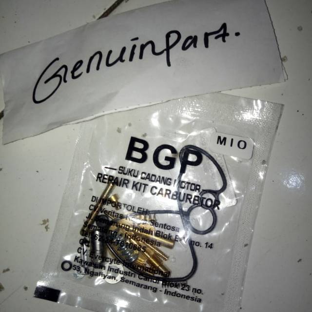 Parkit Repairkit Carbu Karbu Karburator Mio