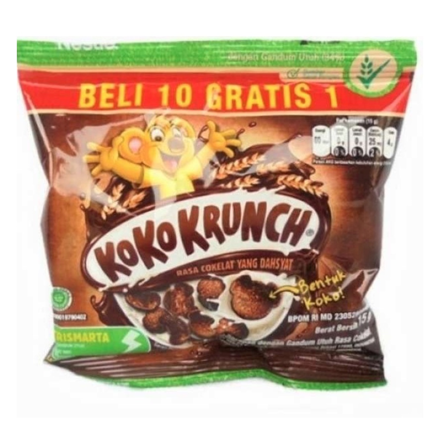 

Nestle Koko Krunch Sereal Renceng 10x15 gram