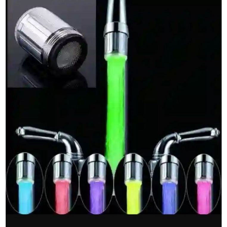 Keran Air LED 7 Warna dengan Konektor