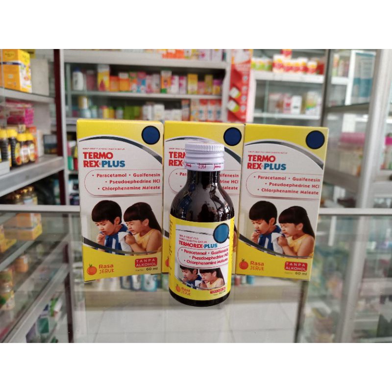 Termorex Plus 60ml Rasa Jeruk - ED 02/2025