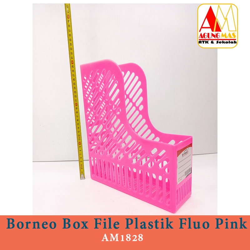 

Borneo Box File Plastik Fluo Pink