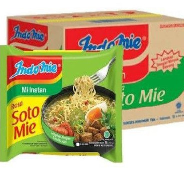 INDOMIE MIE INSTAN RASA SOTO MIE 1 DUS ISI40 PCS. HARGA GROSIR