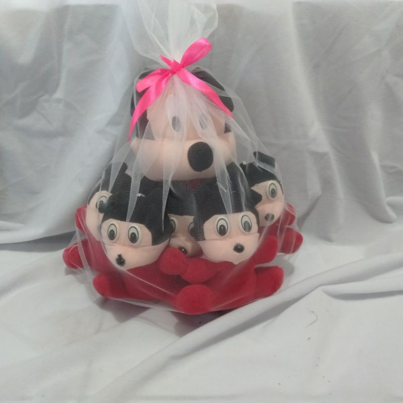 BONEKA MICKEY/MINNIE MOUSE BERANAK 5 MURAH