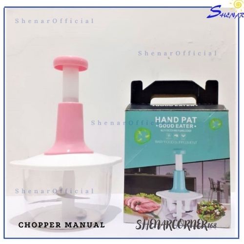 SHENAR CHOPPER MANUAL / ALAT PEMOTONG CINCANG BAWANG CABAI/ONION GARLIC CHOPPER/GILINGAN BAWANG, SHENARCORNER168