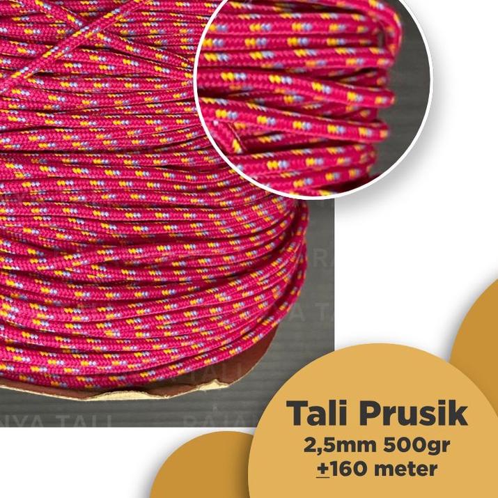 Tali prusik 2,5mm 1roll panjang 140meter
