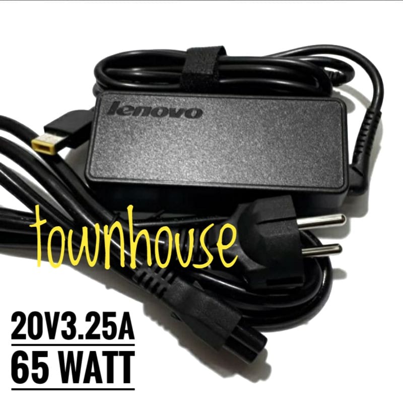 Adaptor Charger Laptop Lenovo 20V 3,25 A 65W AC Adaptor Daya Laptop Charger UNTUK Lenovo X1 Karbon E431 E531 S431 T440s T440 X230s X240 X240s G410 G500 G505