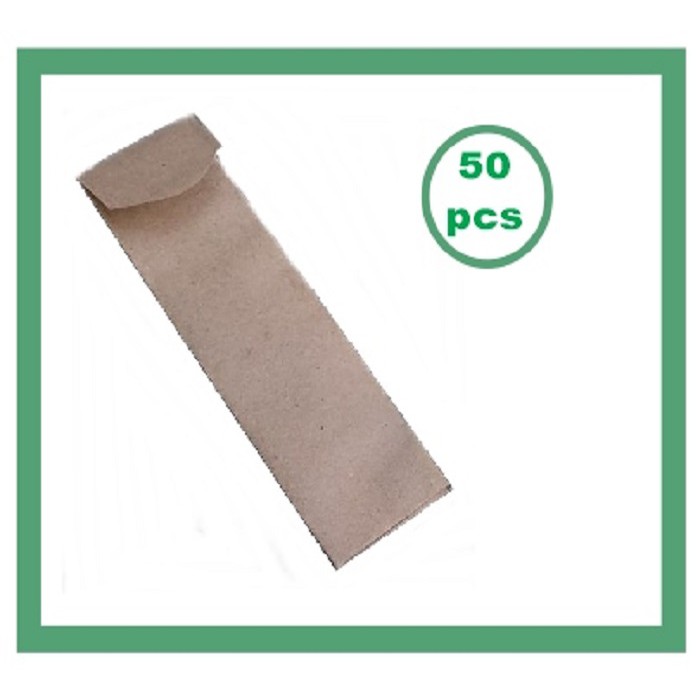 

50pcs tas ketas paperbag polos tempat pisau garpu sendok souvenir weding nikah wedding