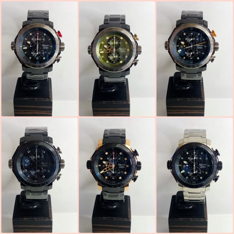 JAM TANGAN ALEXANDRE CHRISTIE 6565 MC ORIGINAL & GARANSI RESMI AC JAM COWOK 6565