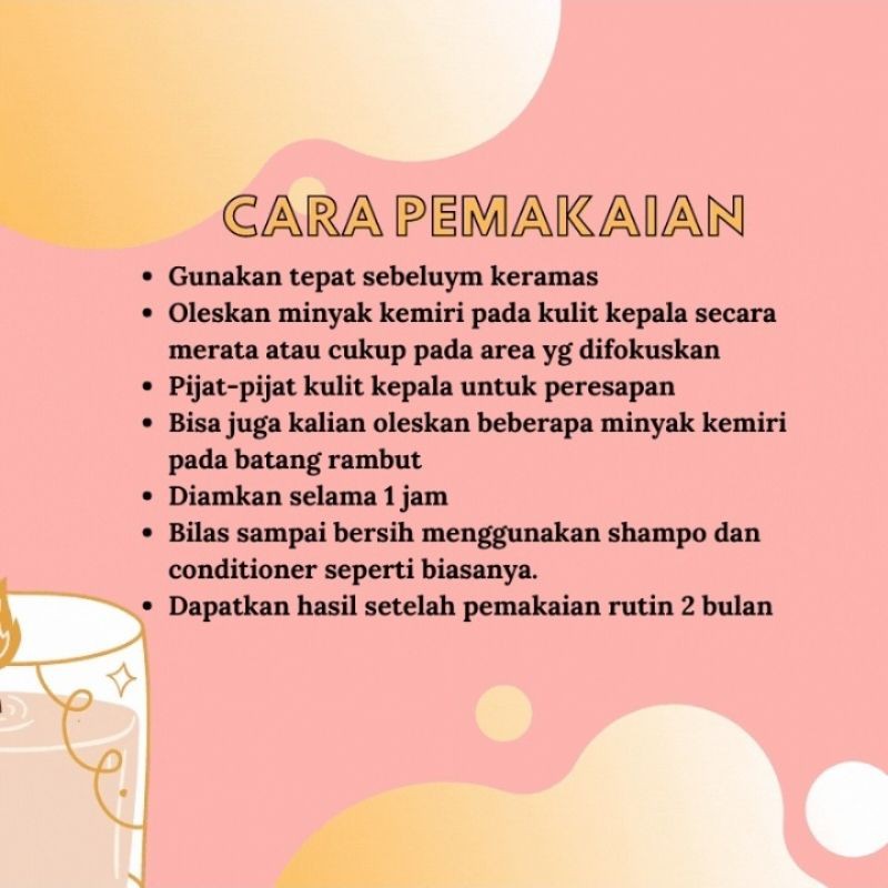 NAVENS Minyak kemiri ASLI murni 100% haircare Serum penumbuh rambut rontok dan botak minyak kemiri bakar dewasa bayi dan anak by naturahavens-4