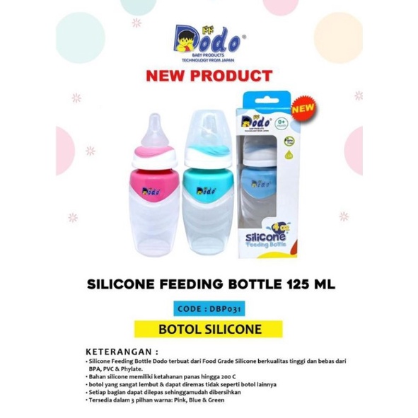 DODO BOTOL SILICONE 125ml