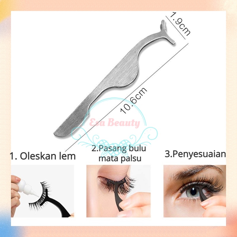 COCO MAMA Pinset Bulu Mata Palsu/Pinset Bulu Mata / Fake Eyelash Clip / Tweezer Penjepit Bulu Mata Palsu / Pinset Bulu Mata Palsu