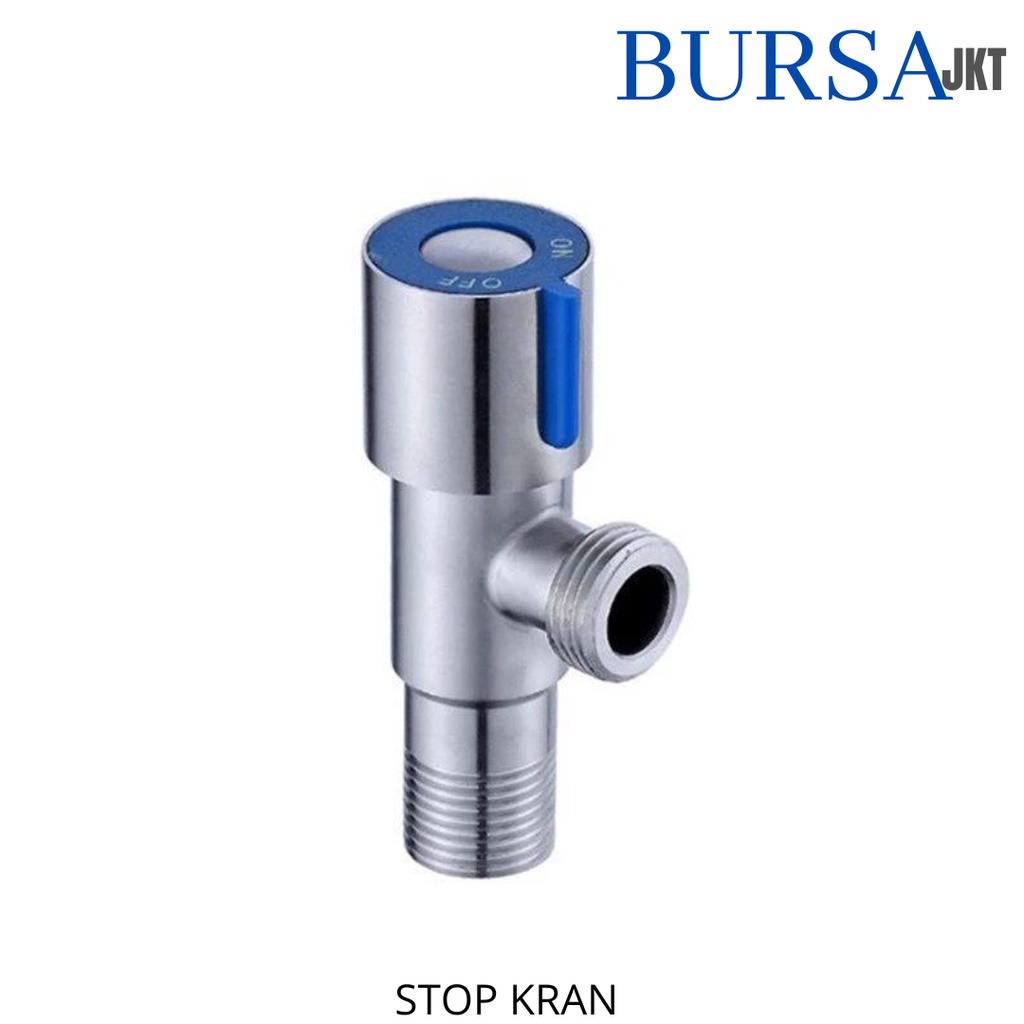 STOP KERAN STAINLESS PANAS DINGIN ON / OFF SUS304 ANTI KARAT
