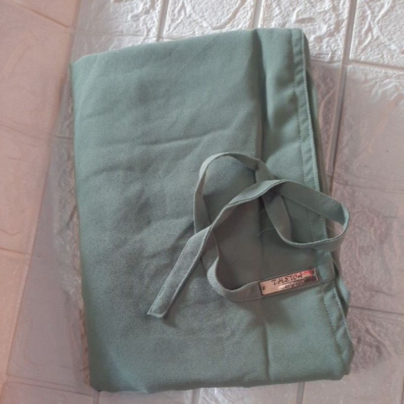 Thewa//khimar kenanga tali ori Thewa-Hijau mint
