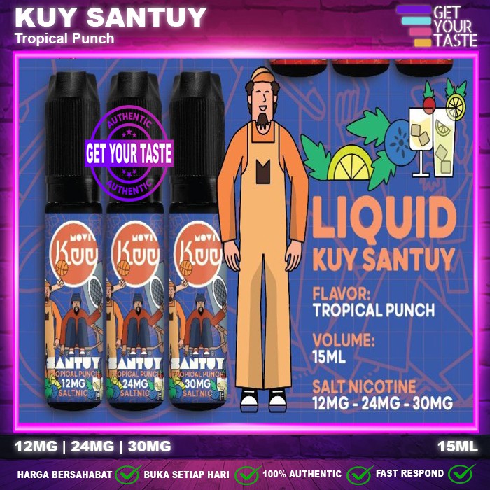 Liquid Kuy Santuy Tropical Punch 15ML by MOVI