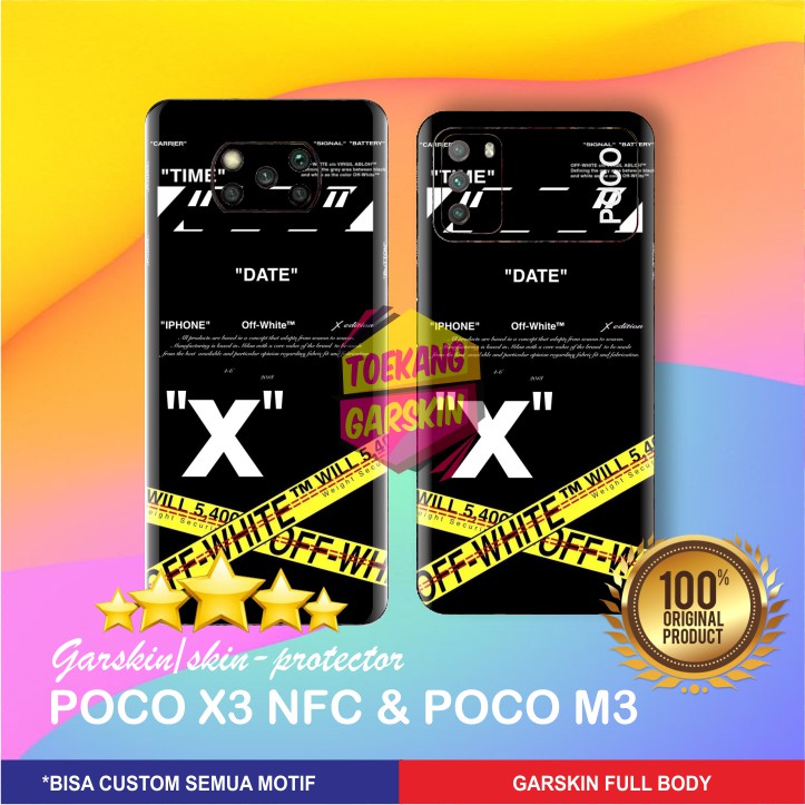 GARSKIN POCO X3 DAN POCO M3 ORIGINAL GARSKIN 009
