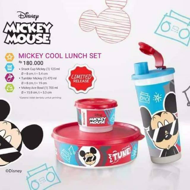 MICKEY COOL LUNCH SET MOORLIFE Rp.180.000