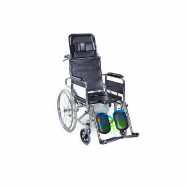 Kursi Roda Model Tidur+Commode Chair FS 609 GC GEA