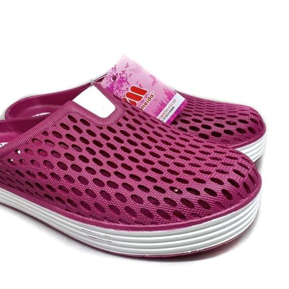 Sepatu Sandal  Wanita Slip On Yumeida  5 Warna Tahan Air 