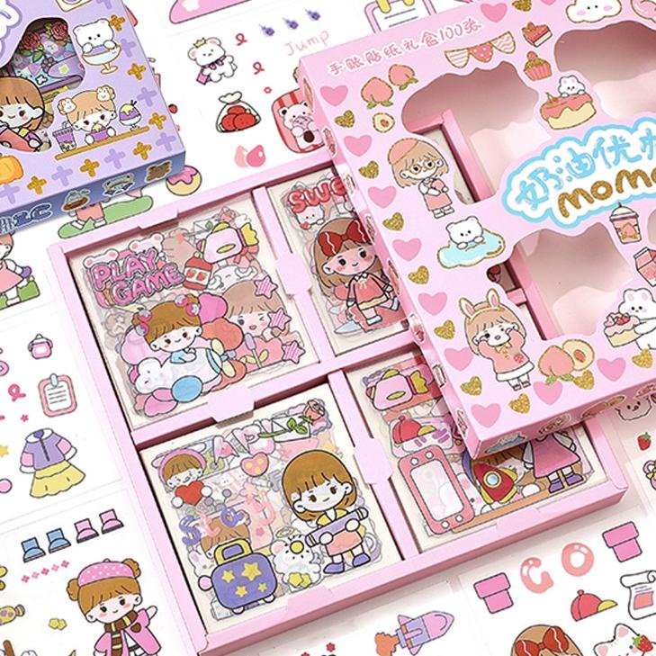 

Stock Banyak 0I970 100 Lembar Stiker Motif Kartun Korea Lucu Anti Air Dekorasi Handbook Scrapbook DIY 91 Jual