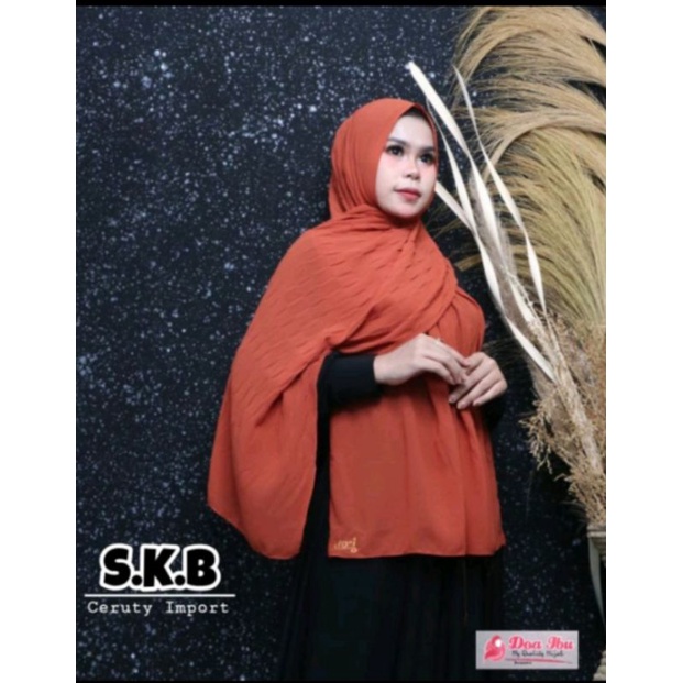 Pasmina doi plisket kotak KCB