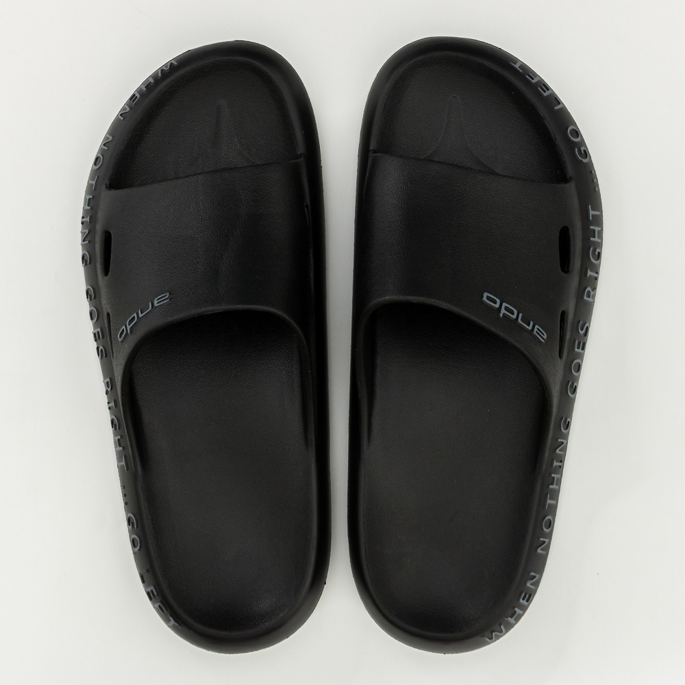 Ando Official Sandal Selop Aguero Pria Dewasa - Hitam-2