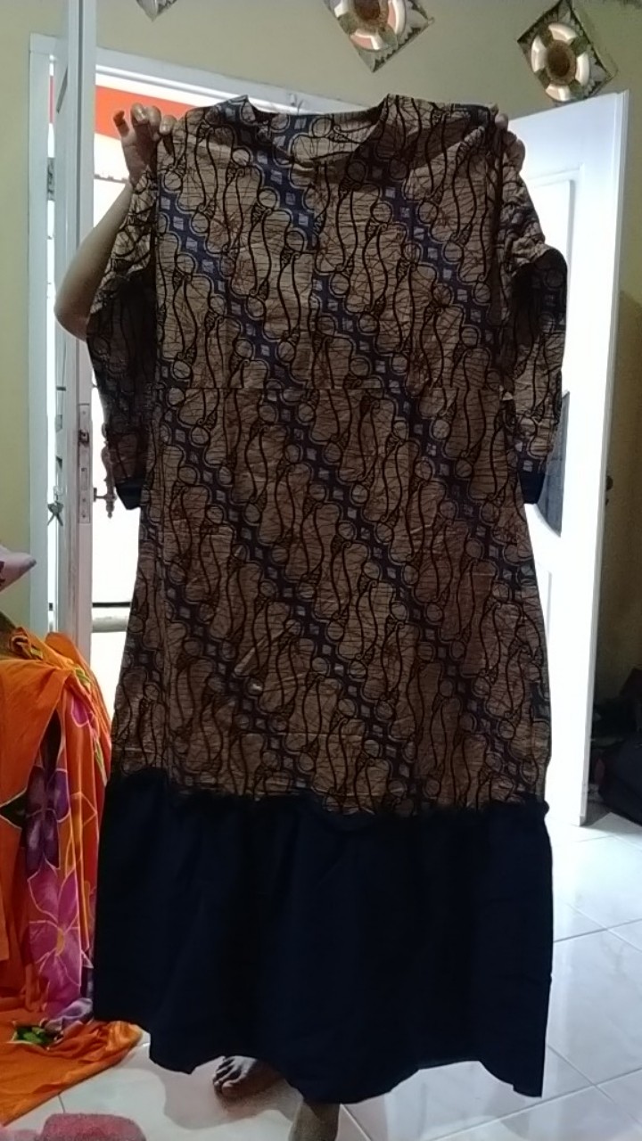 Gamis Batik Manggar,sekar,cantik, Kubis,kupu,padi,daun/cod