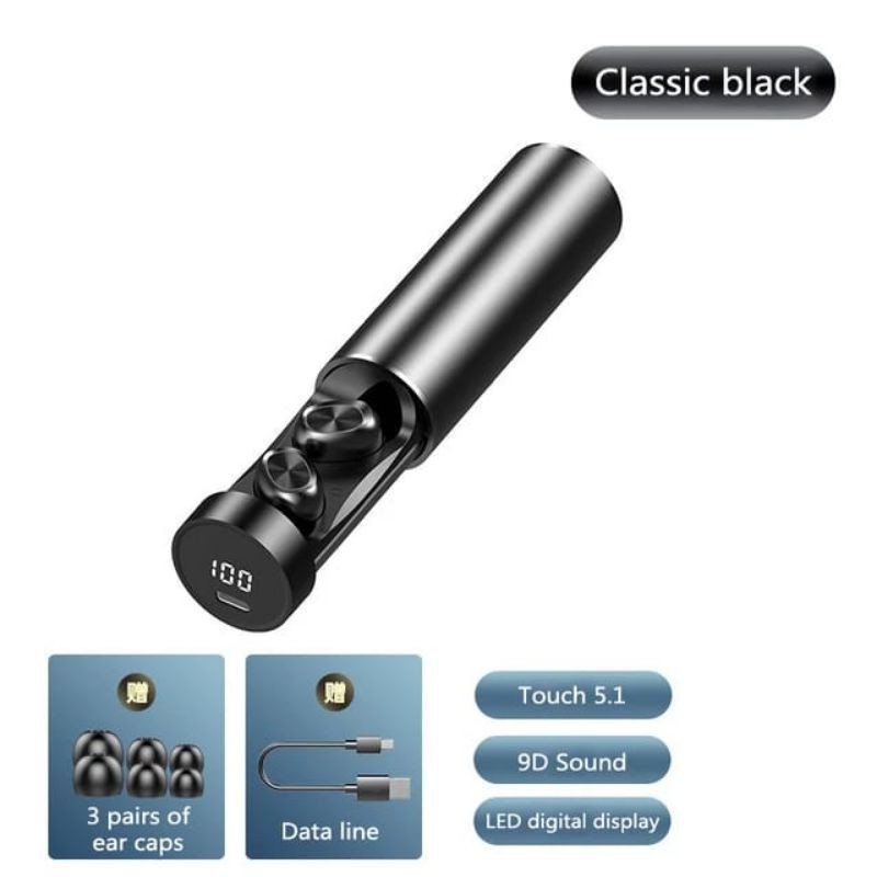 TWS Bluetooth Earphone 5.1 Wireless