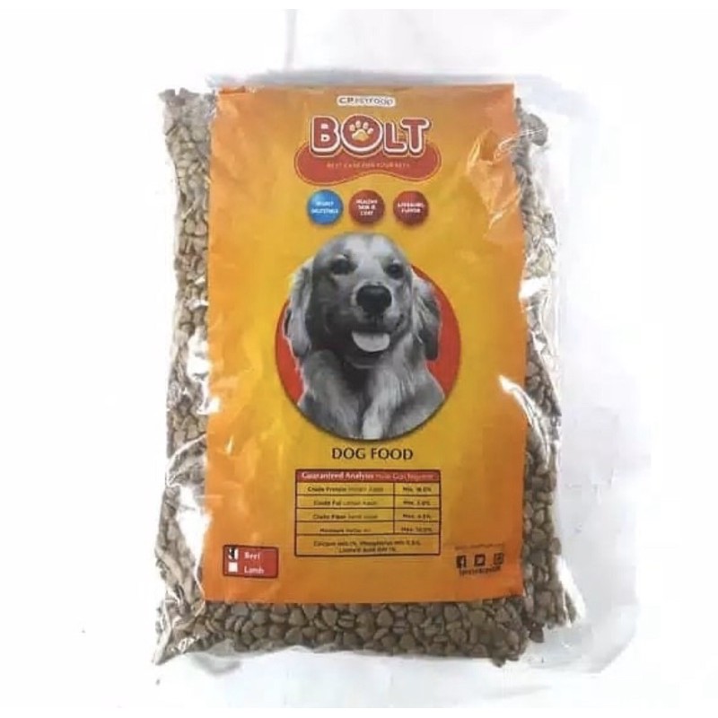 Jual BOLT DOG (1kg PAS) - Makanan Kering Anjing | Shopee Indonesia