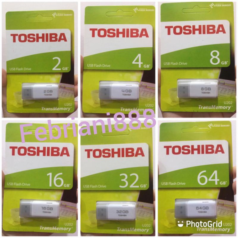 flashdisk Toshiba 2gb / 4gb / 8gb / 16gb / 32gb 128GB