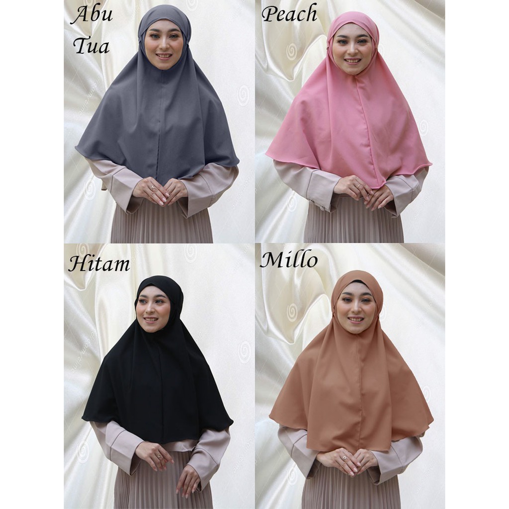 JILBAB BERGO MARYAM DIAMOND ITALIANO KHIMAR NON PET HIJAB KERUDUNG MARYAM