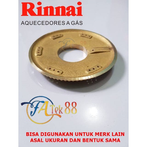 BURNER RINNAI TURBO LEPEK | BURNER RINNAI TURBO GEPENG | BURNER KOMPOR GAS RINNAI TURBO BARU| KUNING