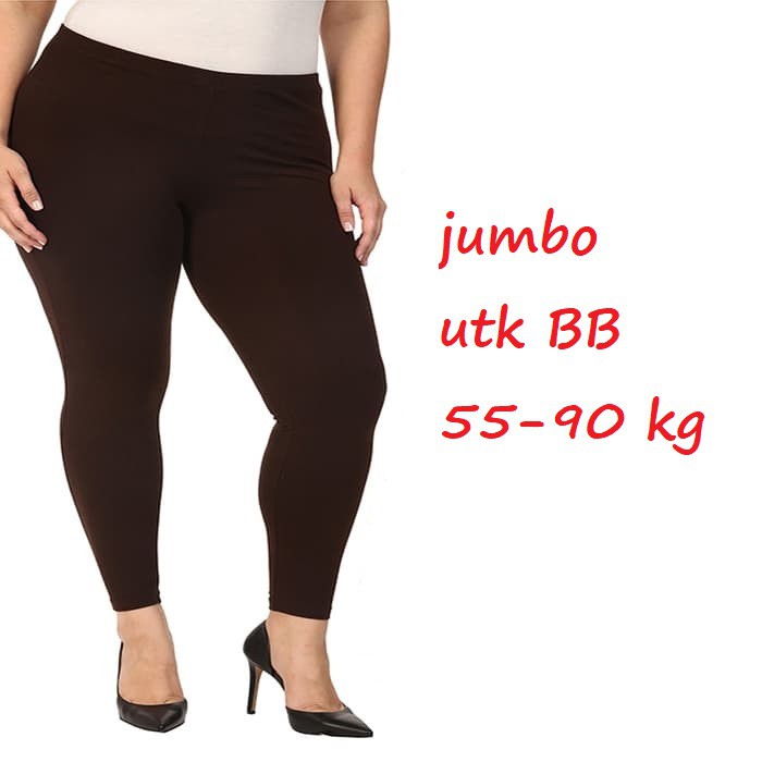 Celana Legging Panjang size S M L XL XXL XXXL Jumbo Super JUMBO Leging Lejing Wanita Panjang  Spandek Jersey fit strit ketat leggings