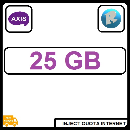 Inject Paket Kuota Data Internet Axis Bronet 25 GB
